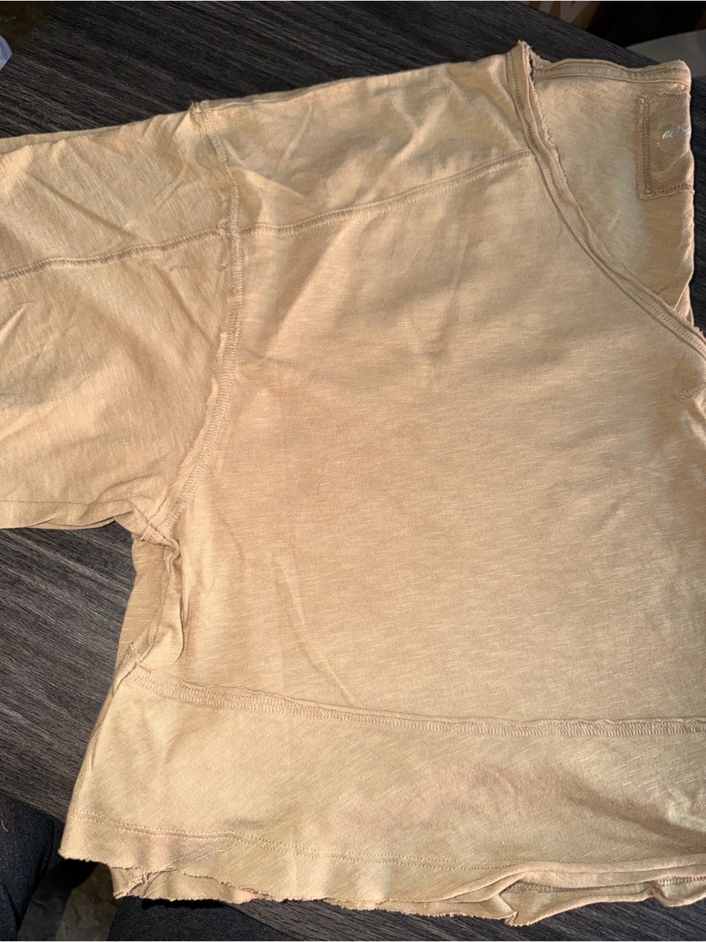 Aerie happiest v-neck crop top shirt